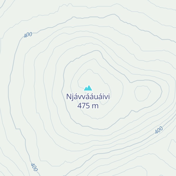 Map of Njávvááuáivi