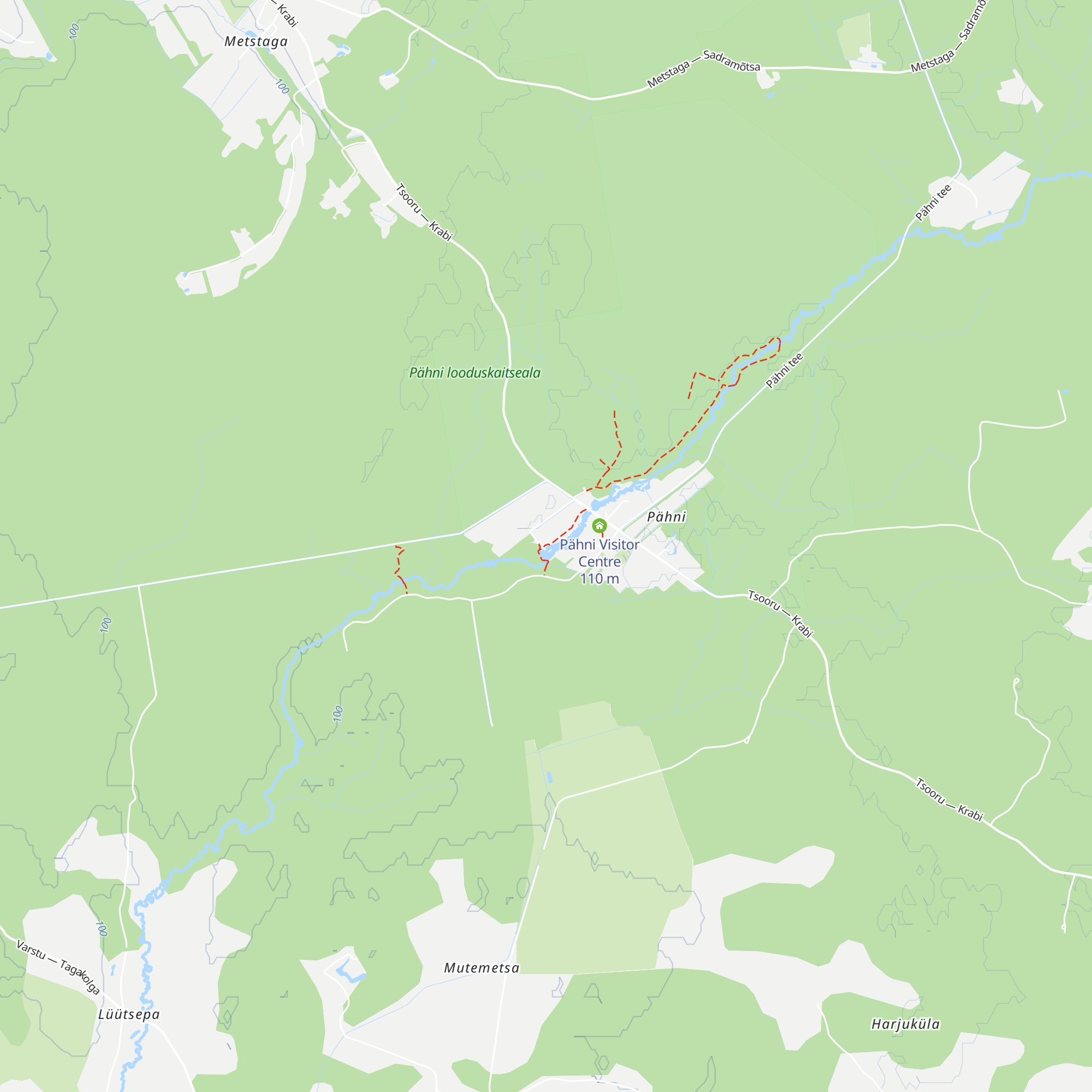Pähni metsaonn map