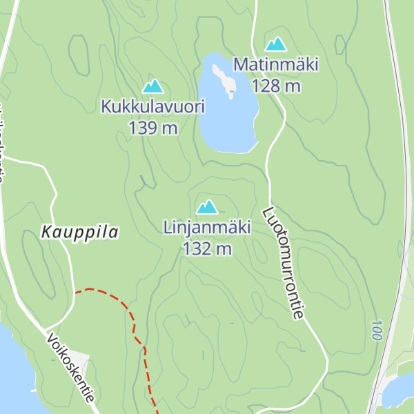 Map of Linjanmäki