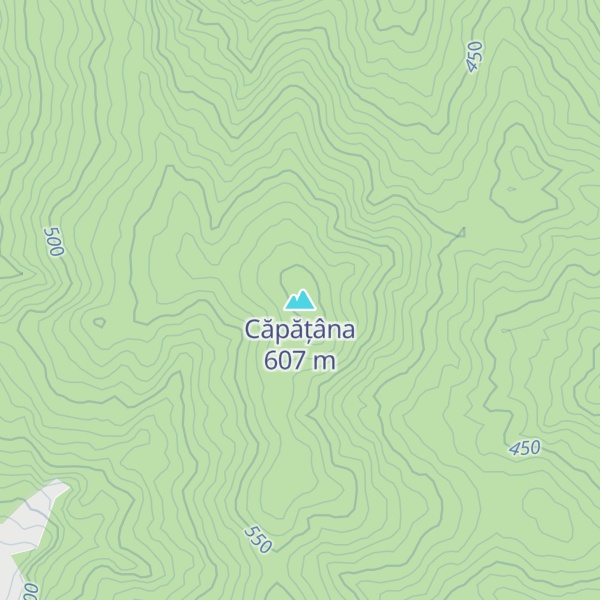 Map of Căpățâna