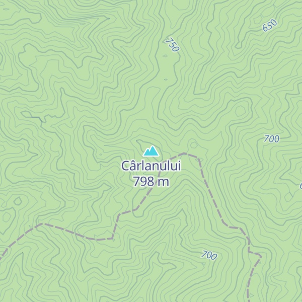 Map of Cârlanului