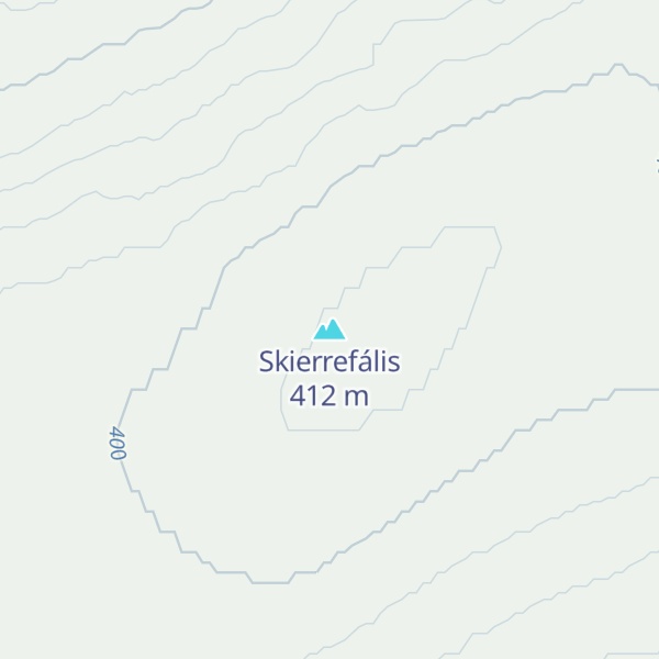 Map of Skierrefális