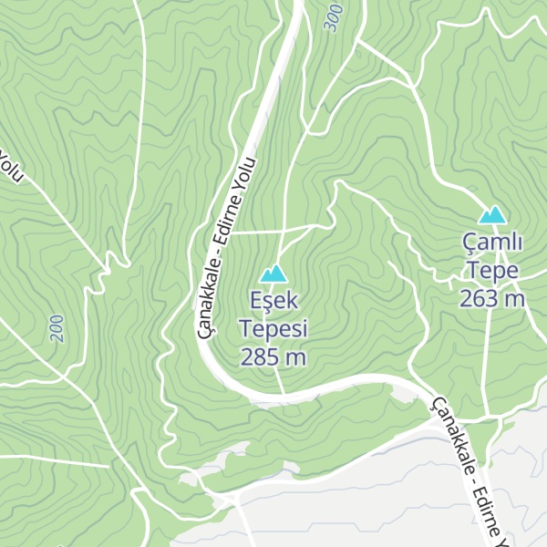 Map of Eşek Tepesi