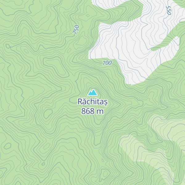 Map of Răchitaș