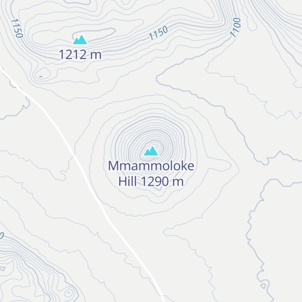 Map of Mmammoloke Hill