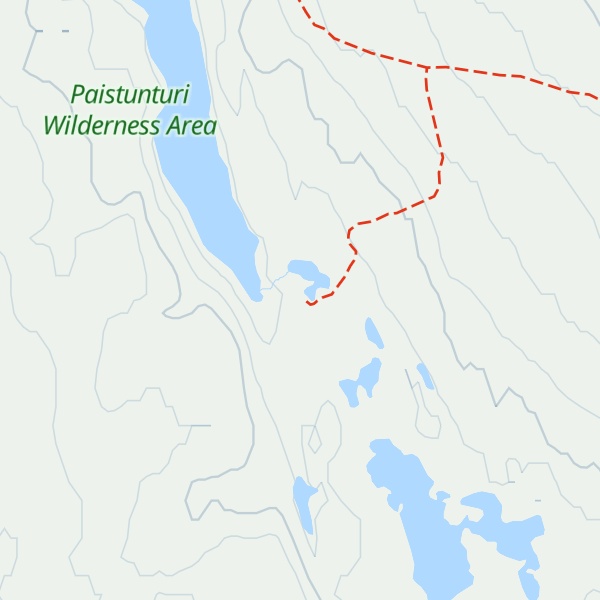 Map of Goahppelasjavri autiotupa