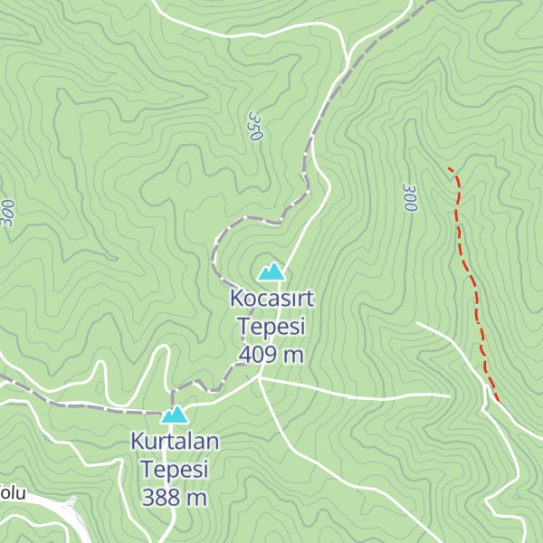 Map of Kocasırt Tepesi
