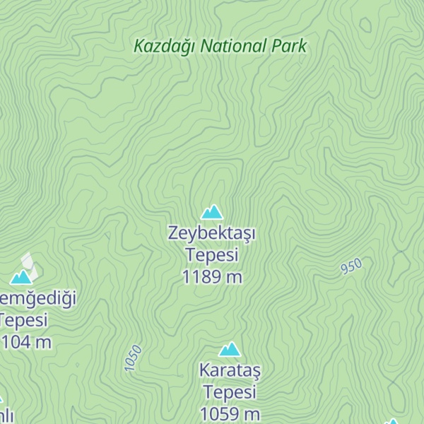 Map of Zeybektaşı Tepesi
