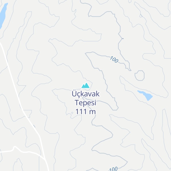 Map of Üçkavak Tepesi