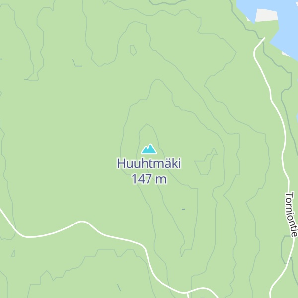 Map of Huuhtmäki