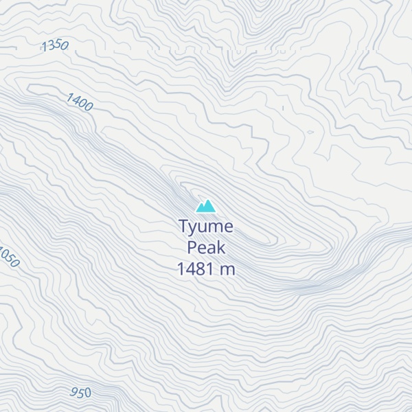 Map of Tyume Peak