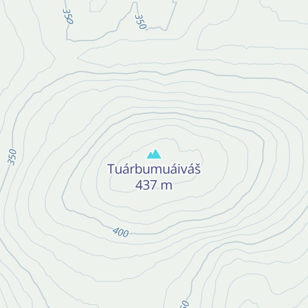 Map of Tuárbumuáiváš