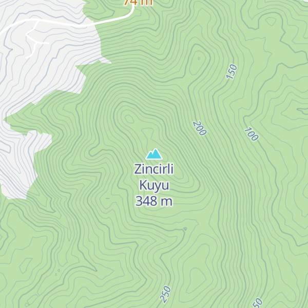 Map of Zincirli Kuyu