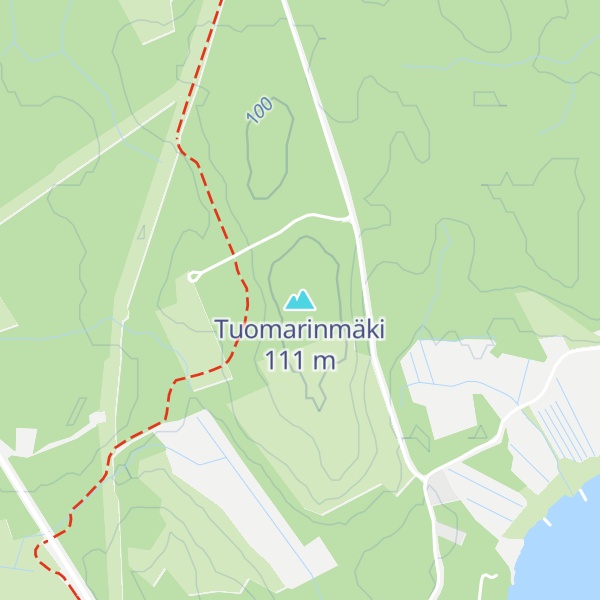 Map of Tuomarinmäki