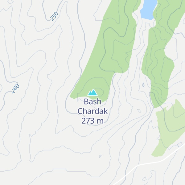 Map of Bash Chardak