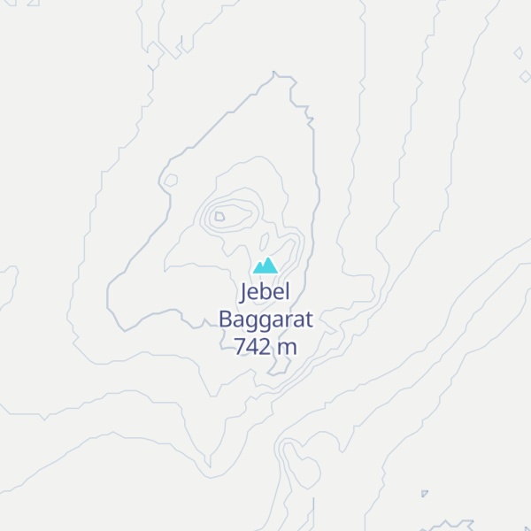 Map of Jebel Baggarat