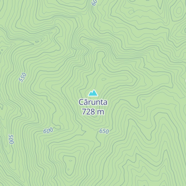 Map of Cărunta
