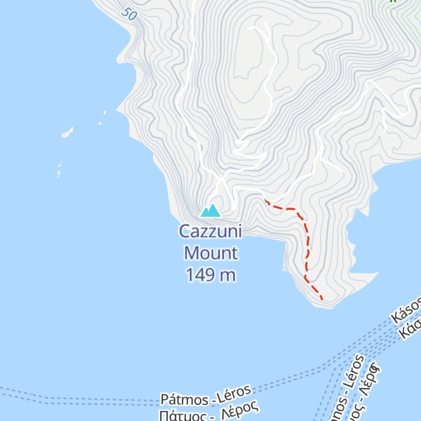 Map of Cazzuni Mount
