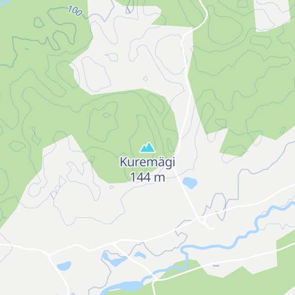 Map of Kuremägi