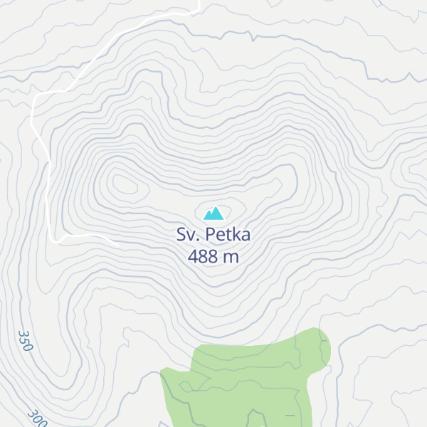 Map of Sv. Petka