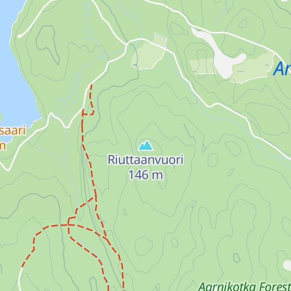 Map of Riuttaanvuori