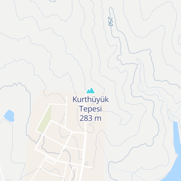 Map of Kurthüyük Tepesi