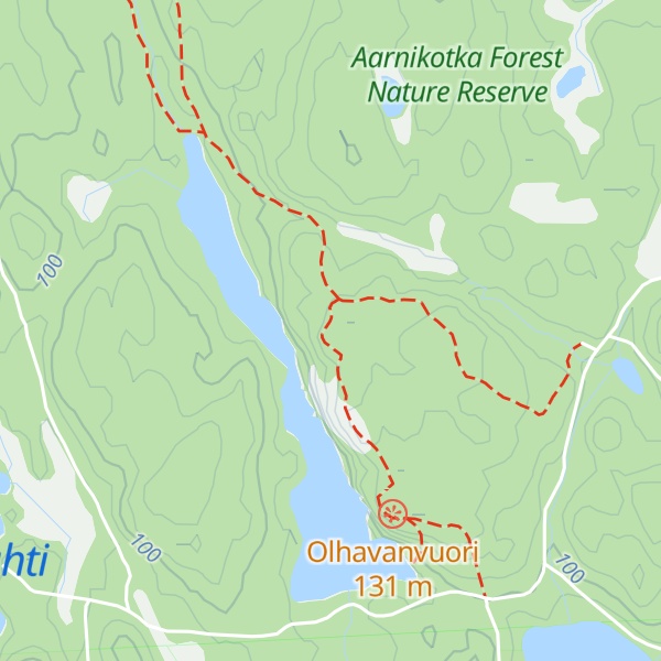 Map of Olhavanvuori