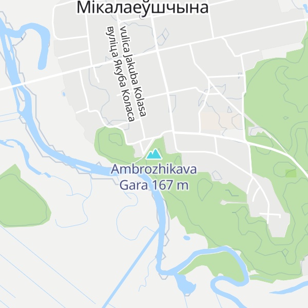 Map of Ambrozhikava Gara