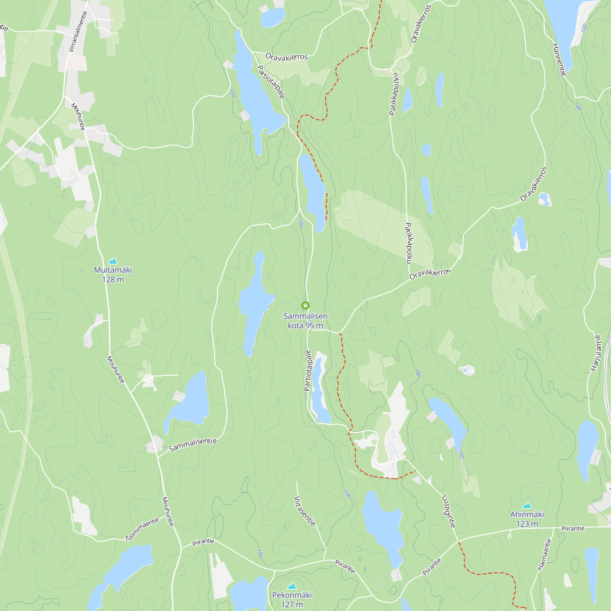 Sammalisen kota map