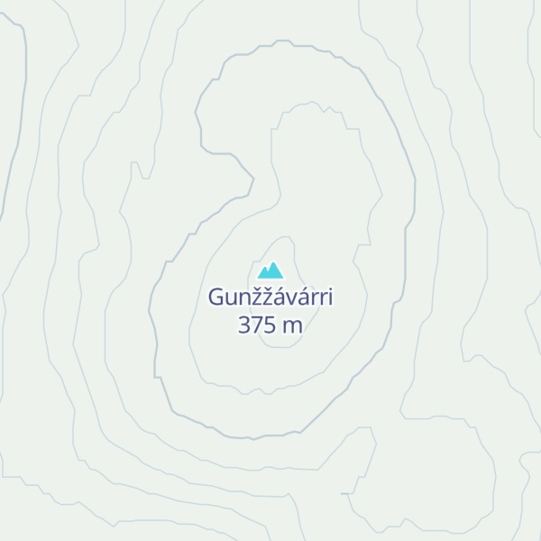 Map of Gunžžávárri