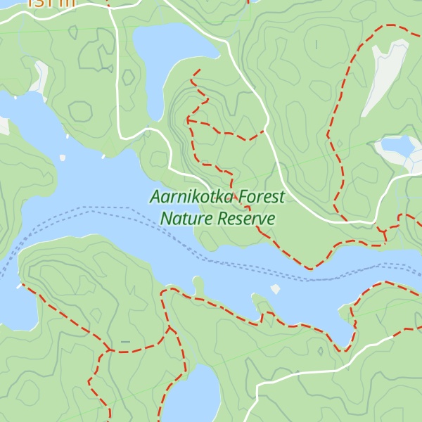 Map of Mustavuori Lapp hut