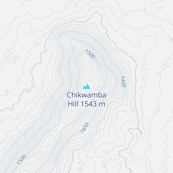 Map of Chikwamba Hill