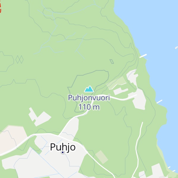 Map of Puhjonvuori