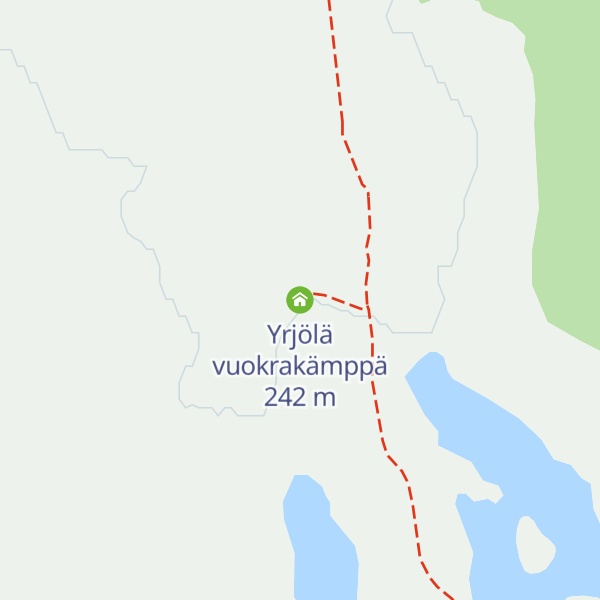Map of Yrjölä vuokrakämppä