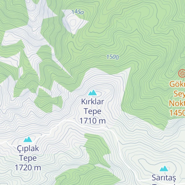 Map of Kırklar Tepe