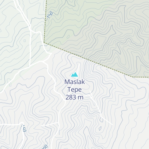 Map of Maslak Tepe
