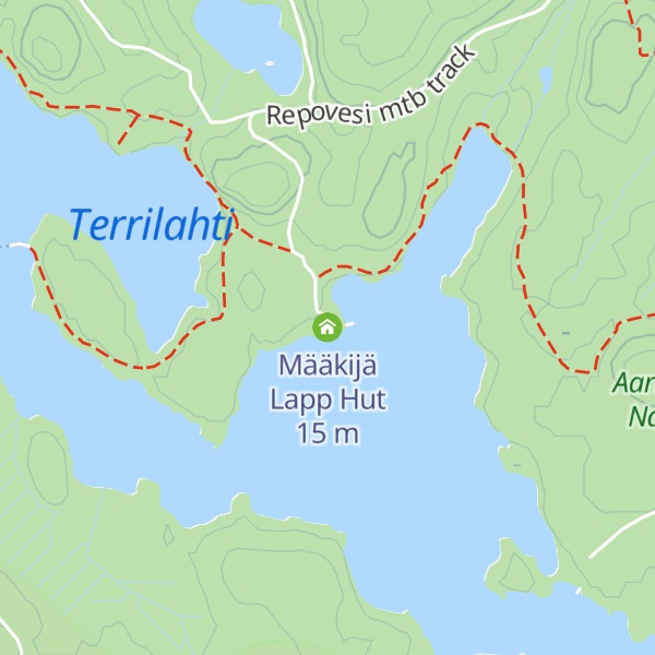 Map of Määkijä Lapp Hut