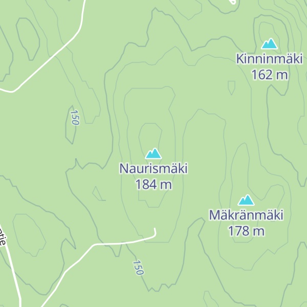 Map of Naurismäki