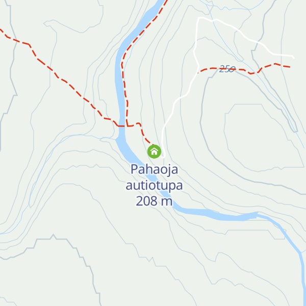 Map of Pahaoja vuokratupa