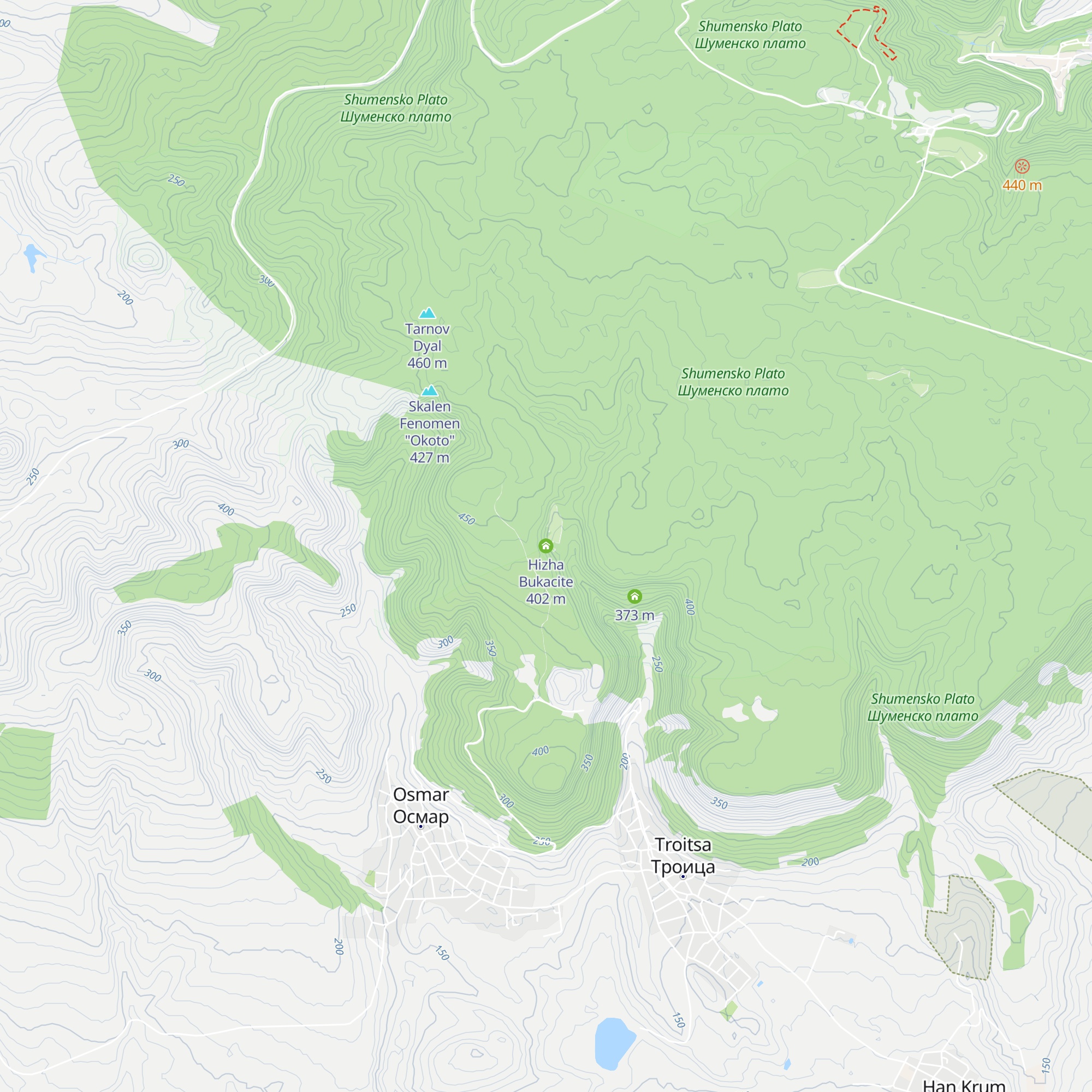Hizha Bukacite map