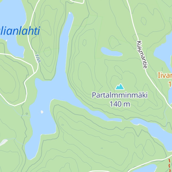 Map of Ristijärvenvuori