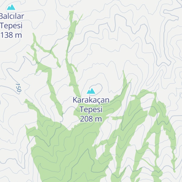 Map of Karakaçan Tepesi