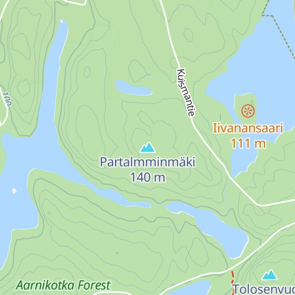 Map of Partalmminmäki