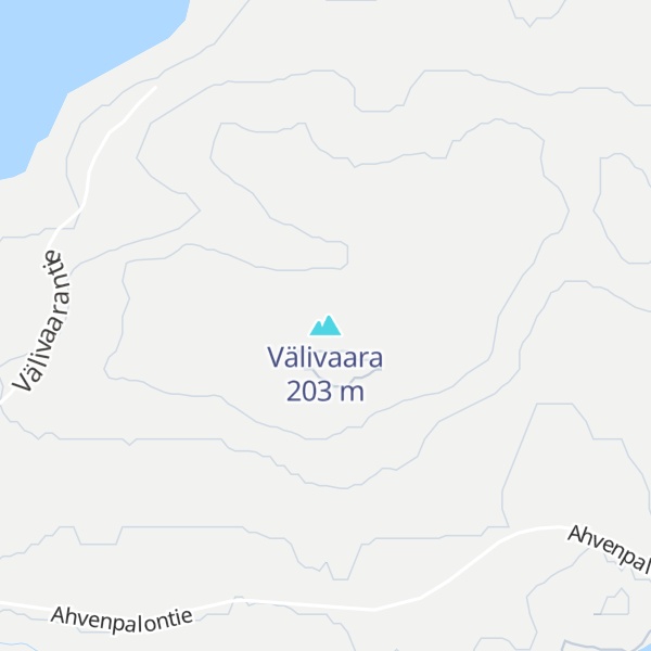 Map of Välivaara