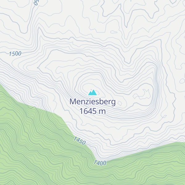 Map of Menziesberg