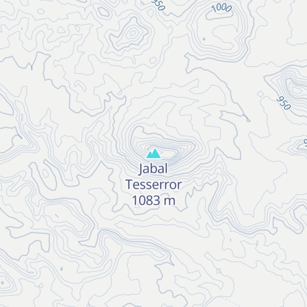 Map of Jabal Tesserror
