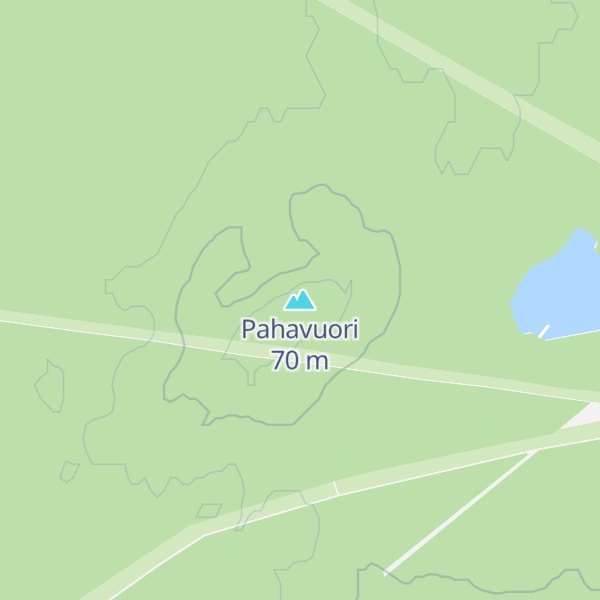 Map of Pahavuori