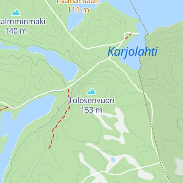 Map of Tolosenvuori