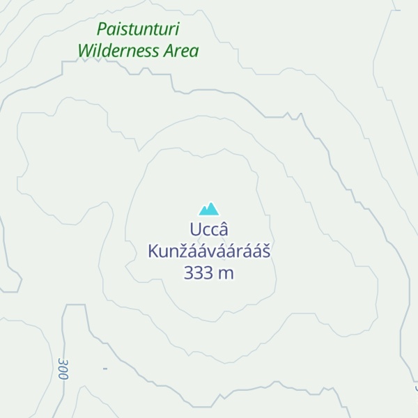 Map of Uccâ Kunžááváárááš