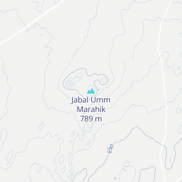 Map of Jabal Umm Marahik